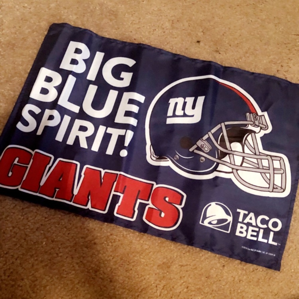 NY Giants Taco Bell Flag